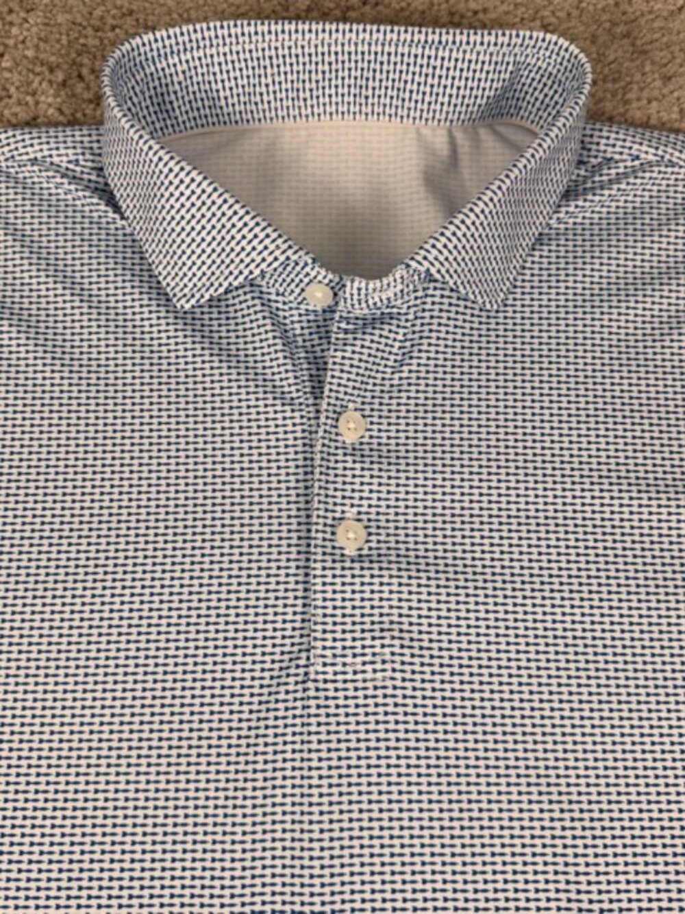 Holderness & Bourne The Duncan Polo Shirt Size 2XL XXL White Oxford Golf